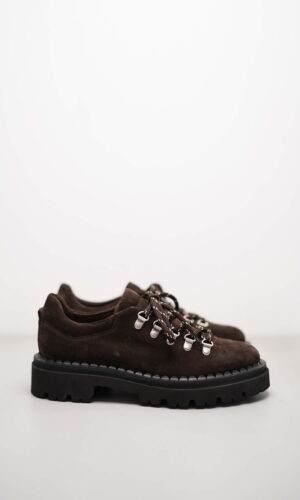 LANA – Dunkelbraun Veloursleder