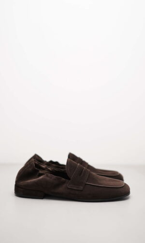 ALVA – Dunkelbraun Veloursleder