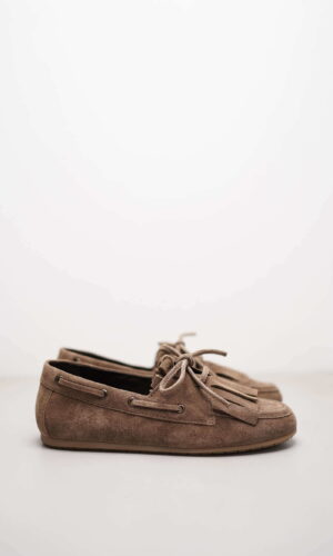 DROP – Braun Veloursleder