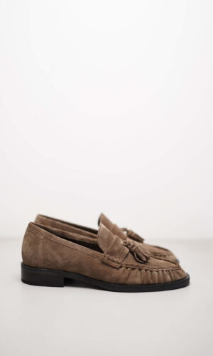 MILL – Braun Veloursleder