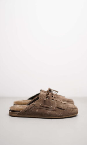DROP – Braun Veloursleder