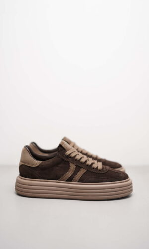 LILO – Dunkelbraun Veloursleder