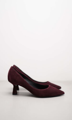 BELLA – Bordeaux Veloursleder