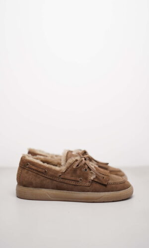 POP – Braun Veloursleder