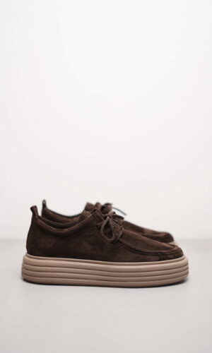 LILO – Dunkelbraun Veloursleder