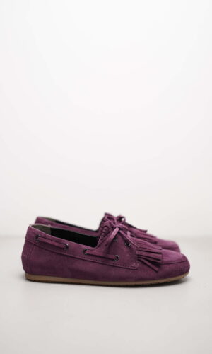 DROP – Lila Veloursleder