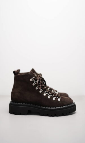 LANA – Dunkelbraun Veloursleder