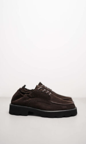 TAYLOR – Dunkelbraun Veloursleder