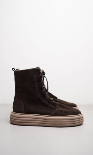 LILO – Dunkelbraun Veloursleder