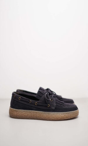 PIT – Dunkelblau Veloursleder